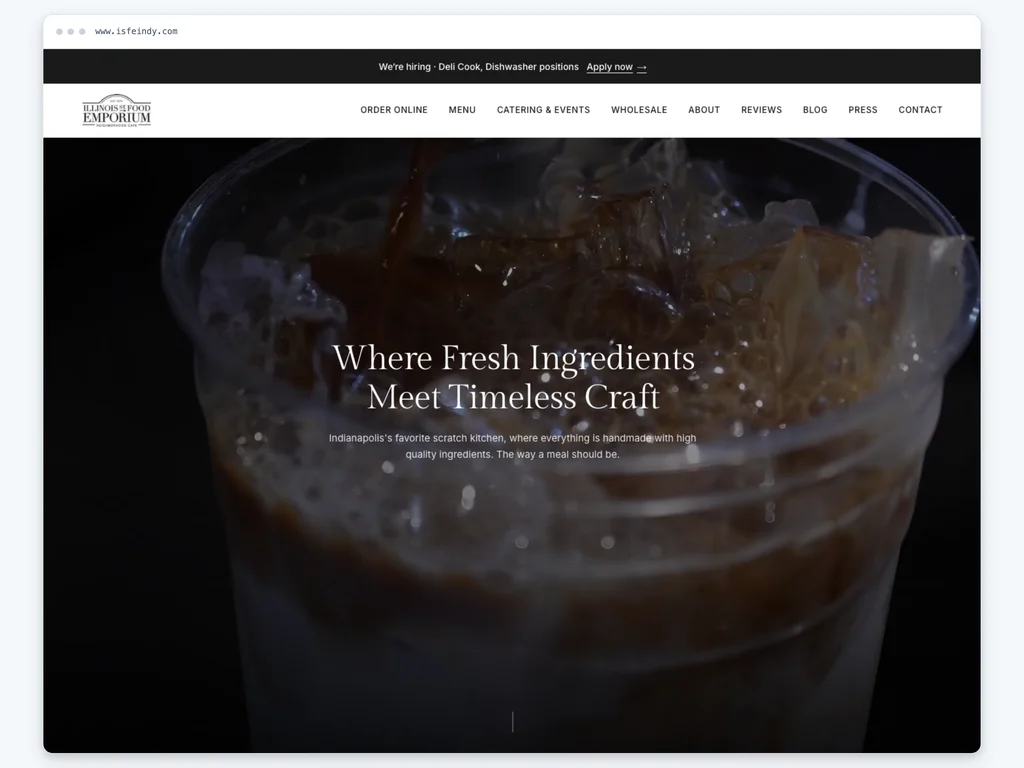Illinois Street Food Emporium project 1