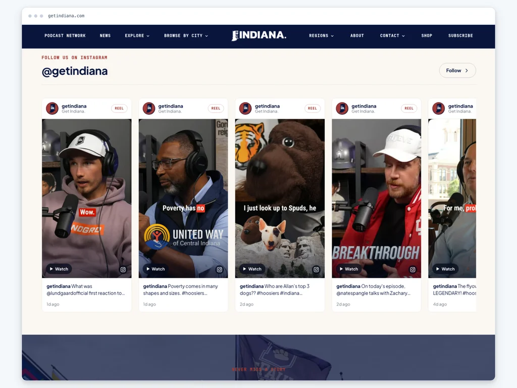 Get Indiana project 3