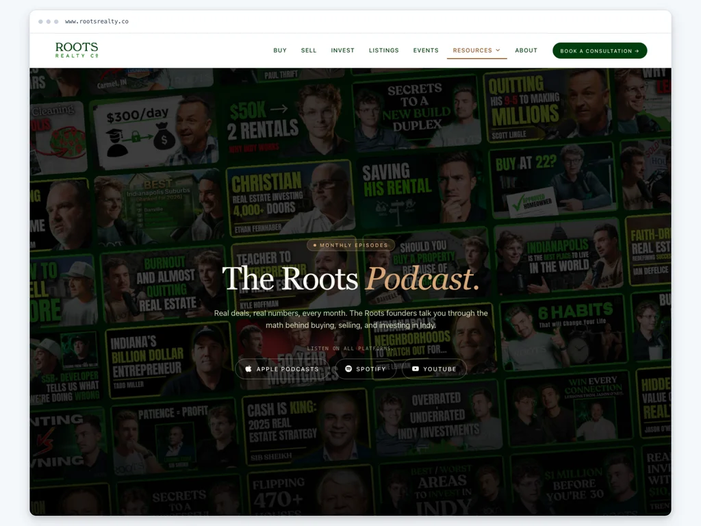Roots Realty Co. project 3